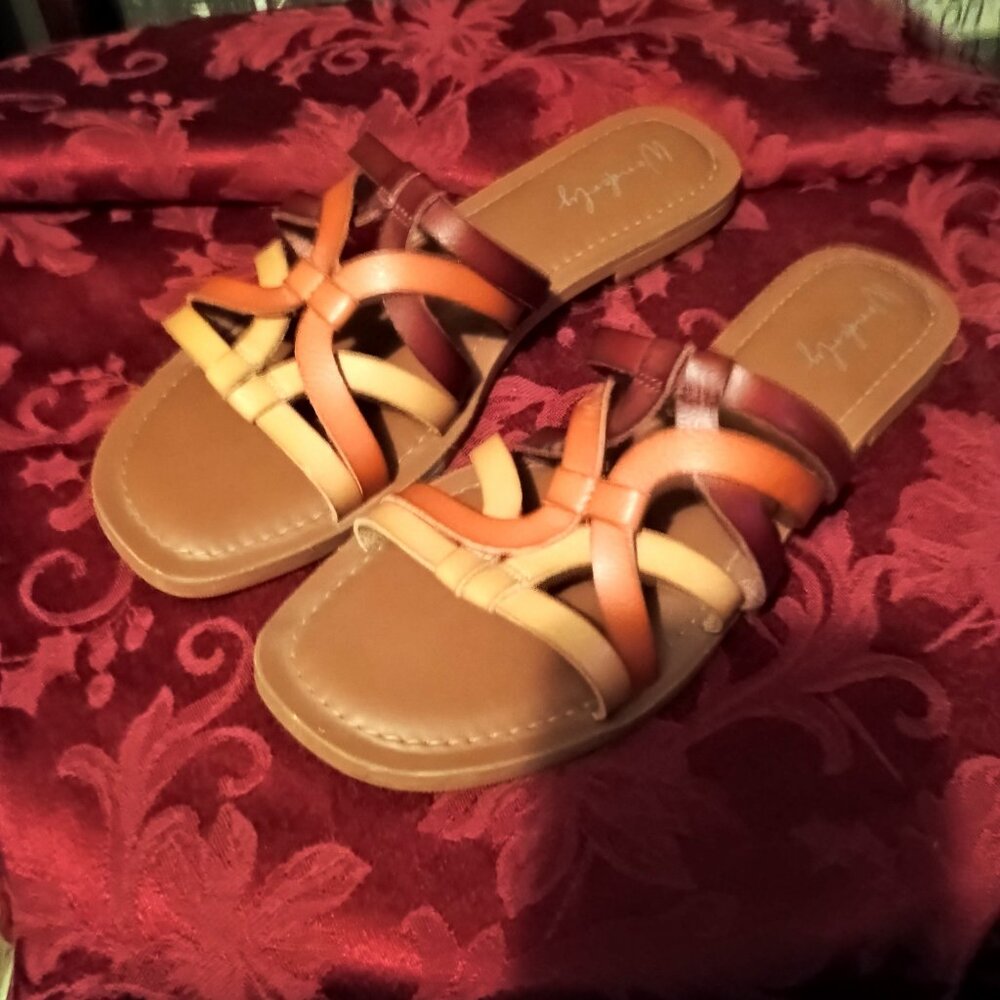 Wonderly Avery Strap Sandals 9.5